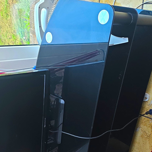 Black led flat screen - led,