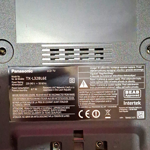 Panasonic l32bl6e full - panasonic, 32"