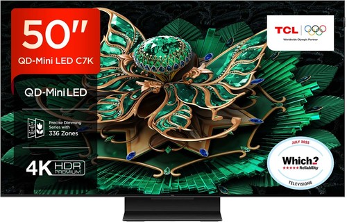 Tcl 50c7kuk mini led 4k - tcl,