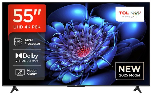 Tcl smart google 55p6k - 4k,
